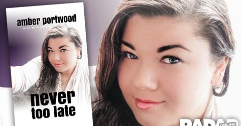 //amber portwood book cover revealed selfie symbolic journey i took never too late pp sl