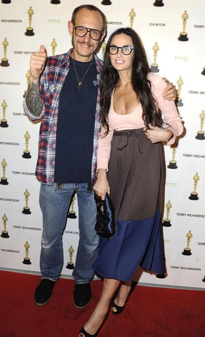 Demi Moore Celebrates The Release Of 'Terrywood' With Terry Richardson