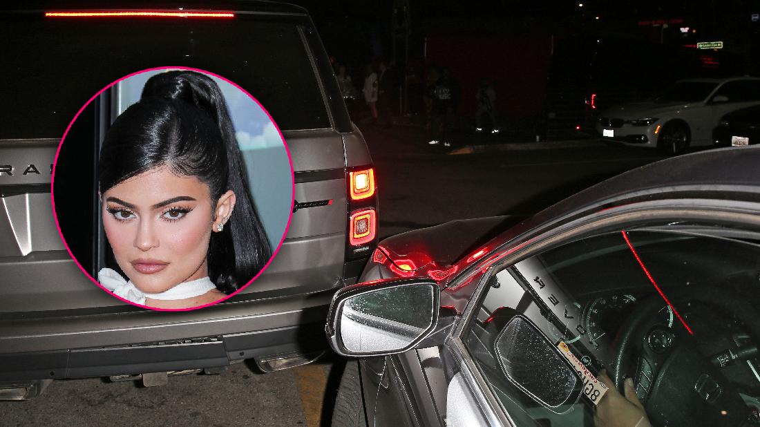 Kylie Jenner In Fender Bender As She Parties At Club