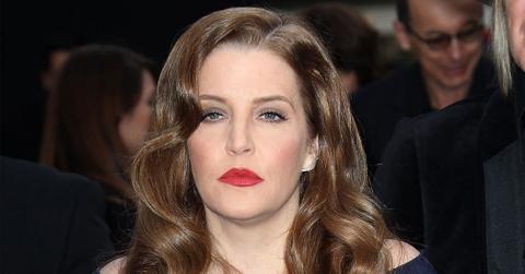 Lisa Marie Presley attends 'Mad Max: Fury Road' film premiere.