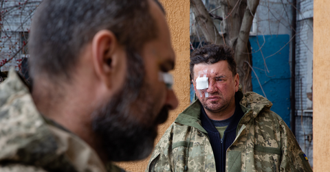 Putin's Fallen Soldiers Left 'To Be Eaten By Dogs'