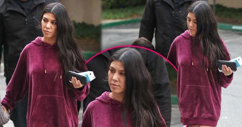 Kourtney Kardashian Braless No Pants Scott Disick Cheating
