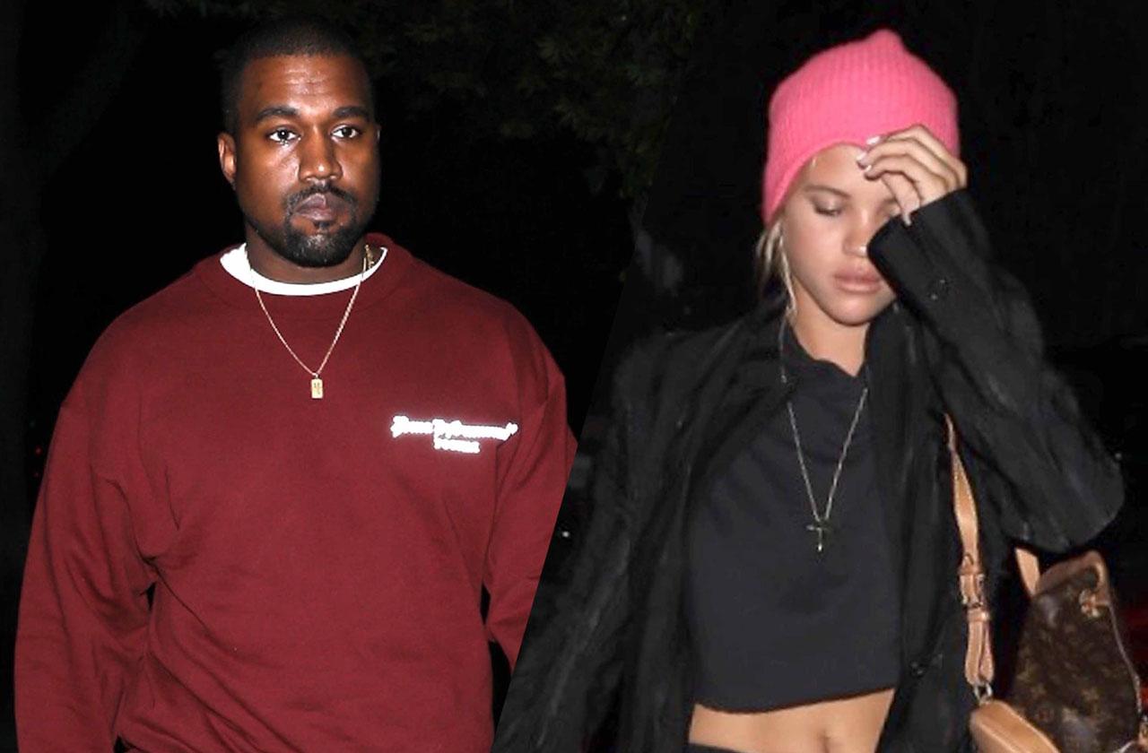 //Kanye west sofia richie dinner date pp