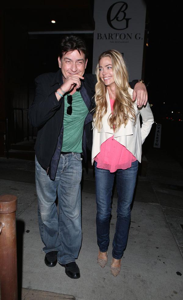 Charlie Sheen & Denise Richards Out In LA