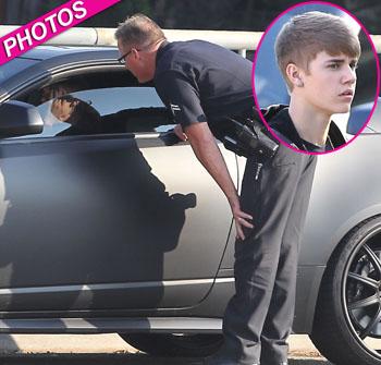 //justin bieber pulled over cop pacific coast news