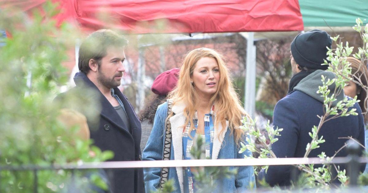 Photo of Brandon Sklenar and Blake Lively