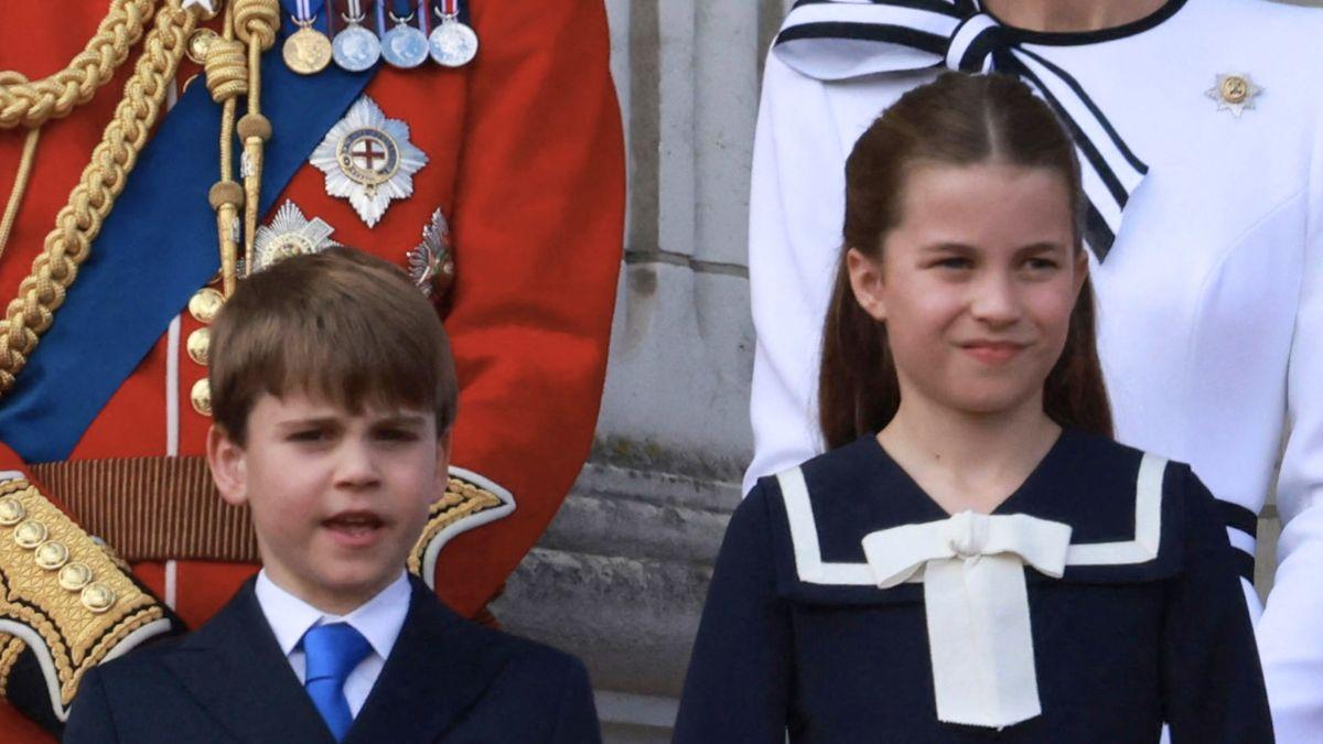 Photo of Princess Charlotte and Prince Louis
