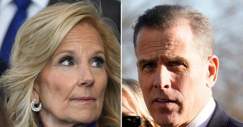 picture of Jill Biden and Hunter Biden