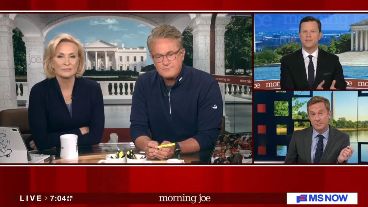 Photo of Mika Brzezinski and Joe Scarborough
