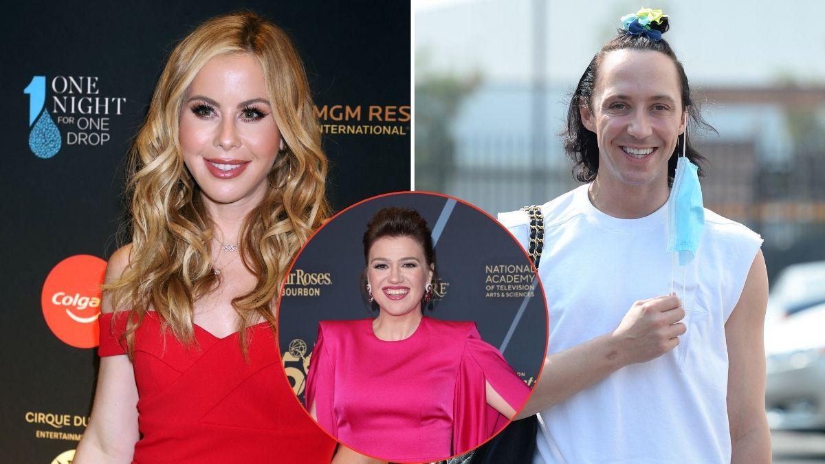 Tara Lipinski and Johnny Weir are allegedly eyeing Kelly Clarkson's daytime show slot after she announced her program is ending.