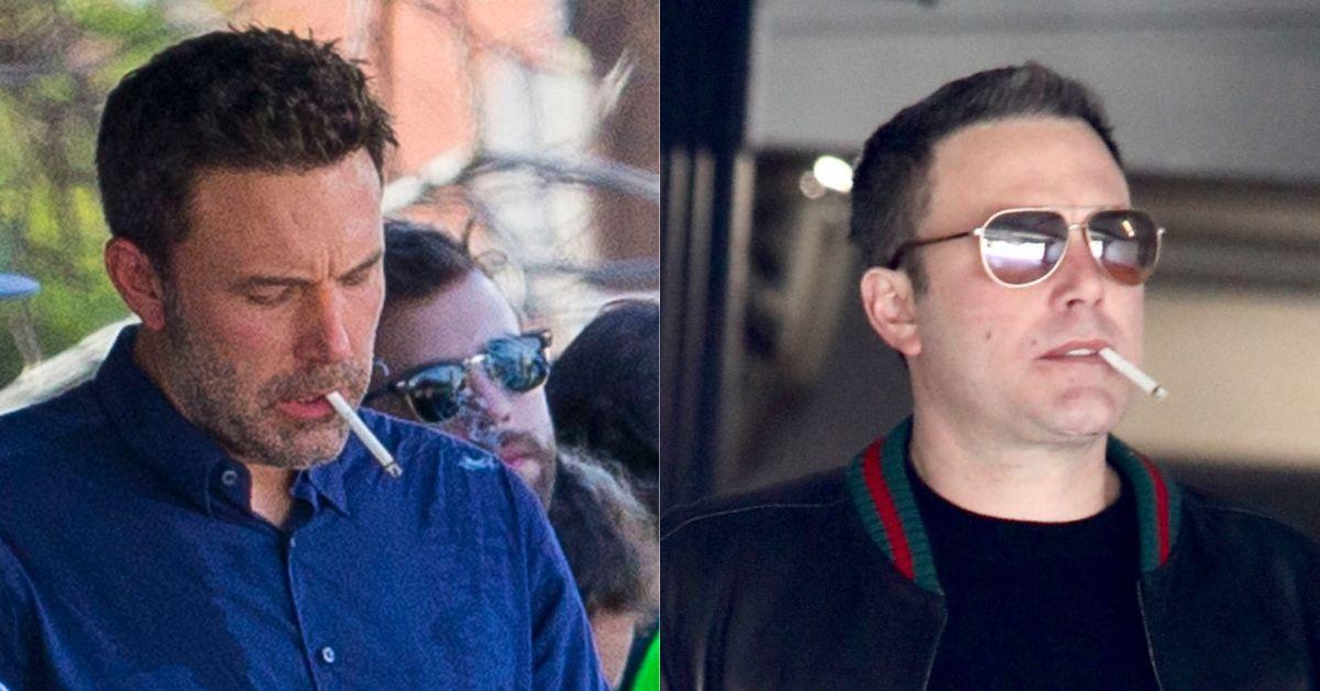 ben affleck pals struggling stinky chain smoking habit