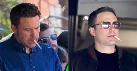 ben affleck pals struggling stinky chain smoking habit