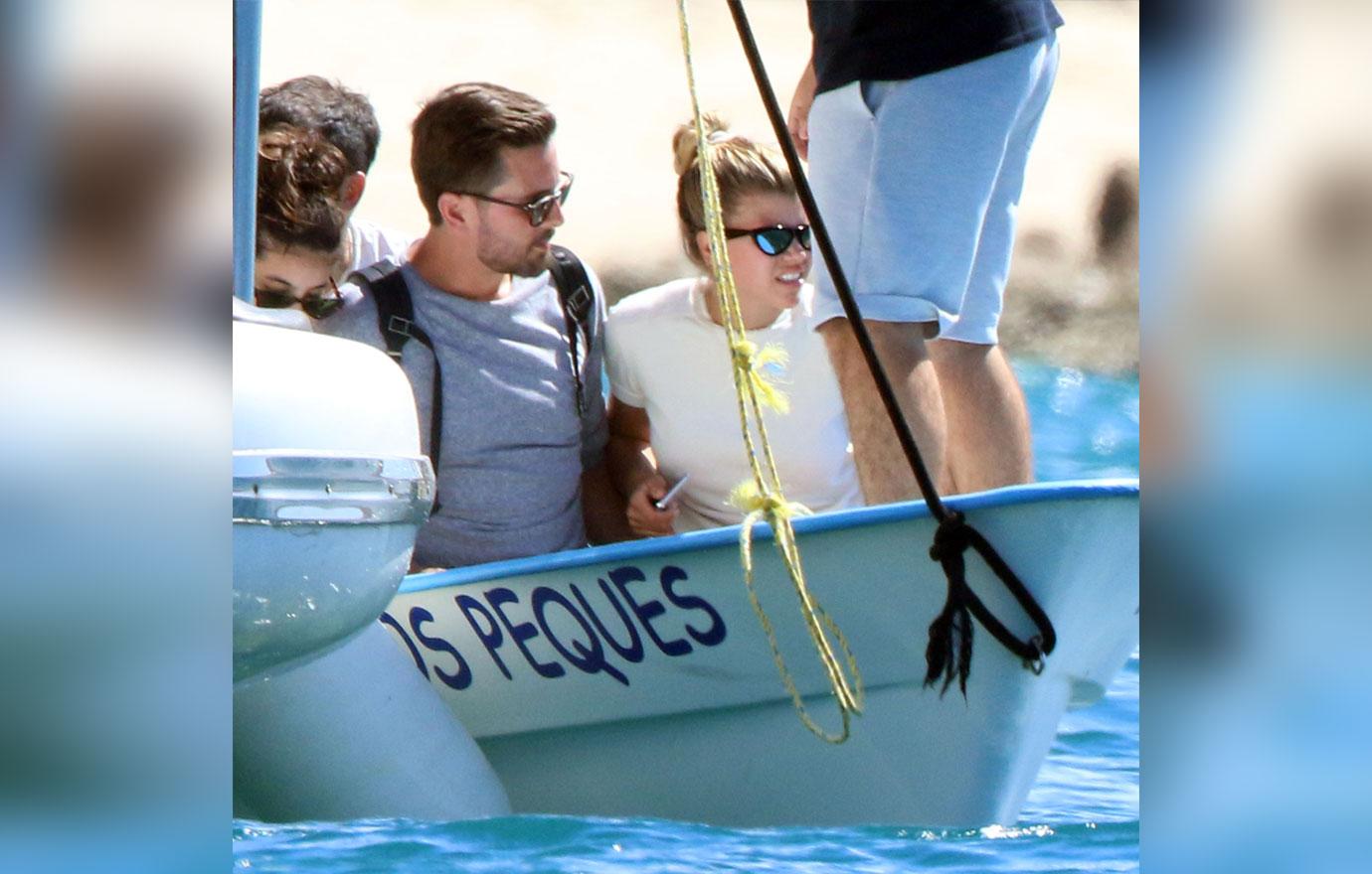 Scott Disick and Sofia Richie Hang Out on Mexico Yacht