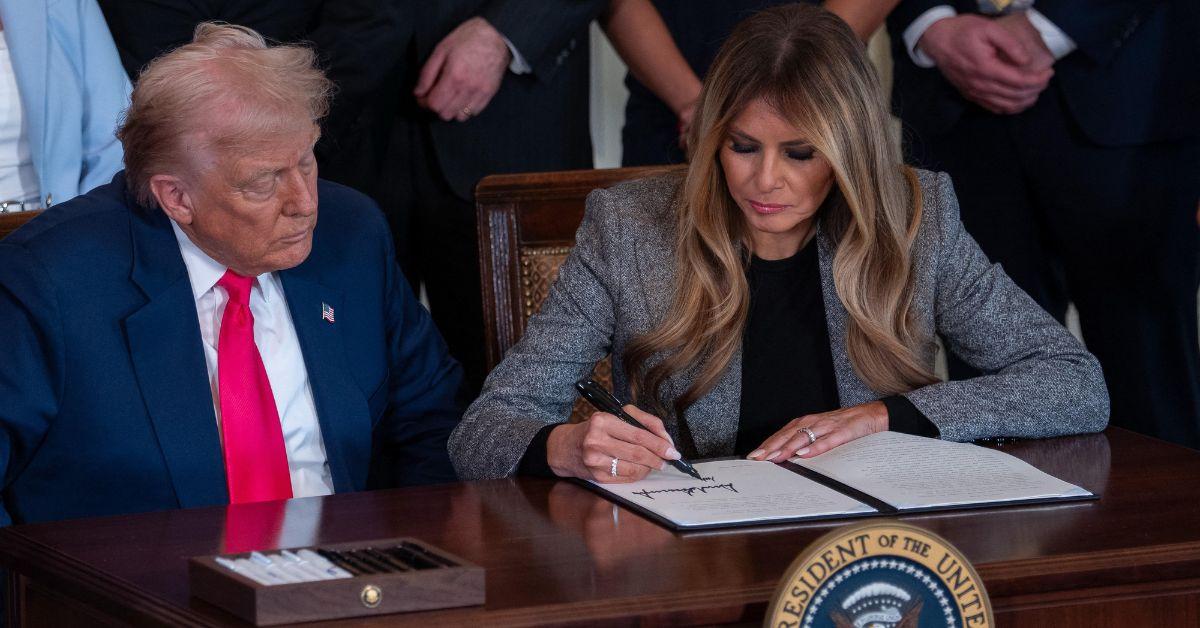 Photo of Donald and Melania Trump