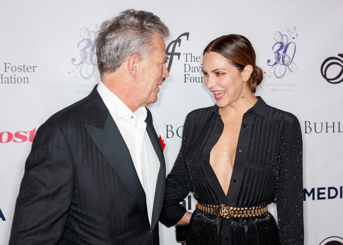 A Look At Katherine McPhee and David Foster’s Most PDA Moments