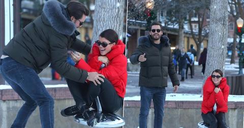 Scott Disick And Sofia Richie In Aspen Colorado