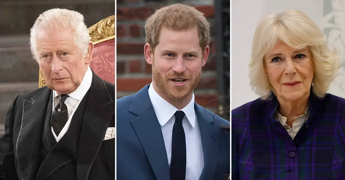 king charles harbors a lot of anger toward harry after renegade royal scorned queen camilla pp