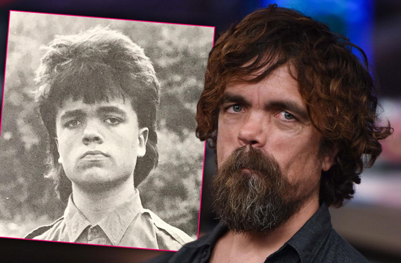 game of thrones peter dinklage mullet high school yearbook photos