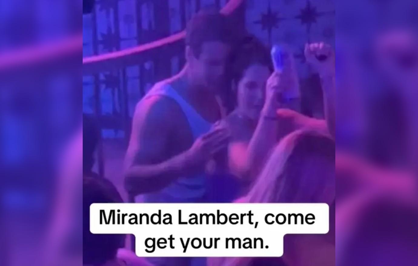 mystery woman speaks out on inappropriate dancing with miranda lamberts husband