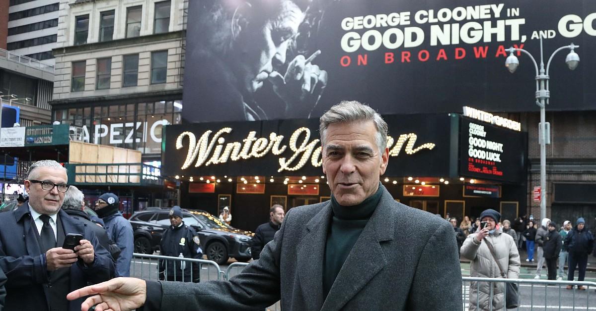 george clooney using broadway show divorce payout warchest star theater lands highest paid star cash will go split deal amal