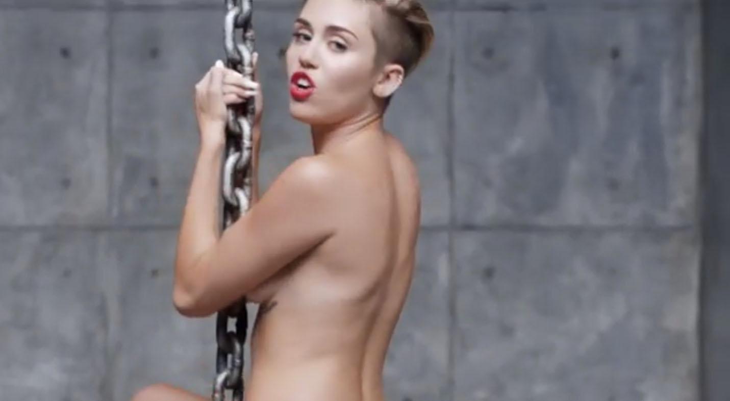 Miley cyrus naked video