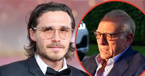 Split photo of Brooklyn Beckham and Nelson Peltz