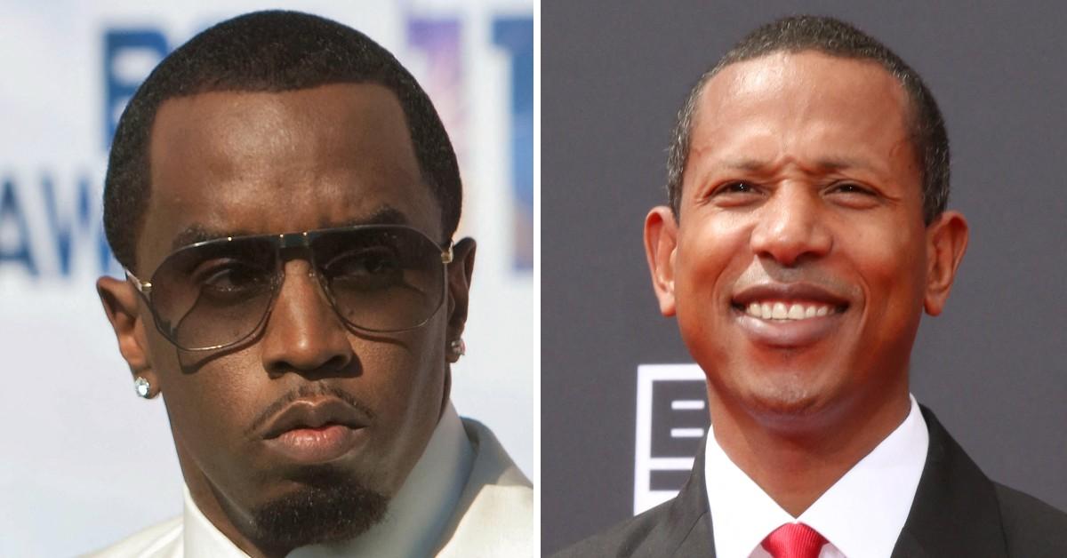 Split photo of Sean 'Diddy' Combs and Jamal Barrow