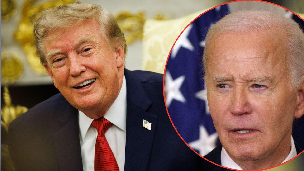 Photo of Donald Trump, Joe Biden