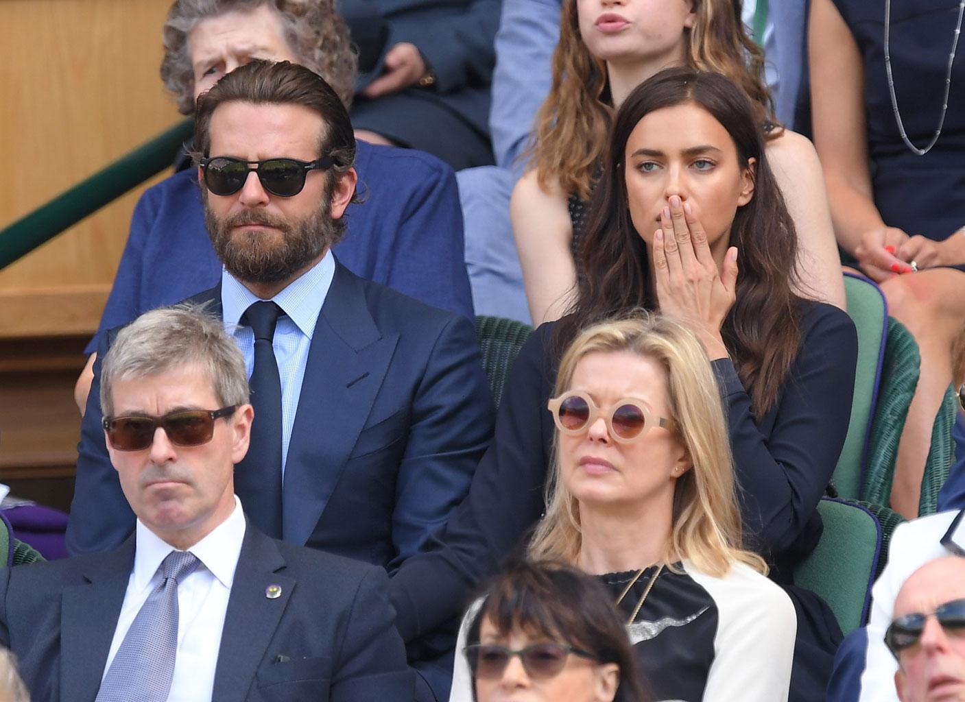 Bradley Cooper Irina Shayk Wimbledon Fight