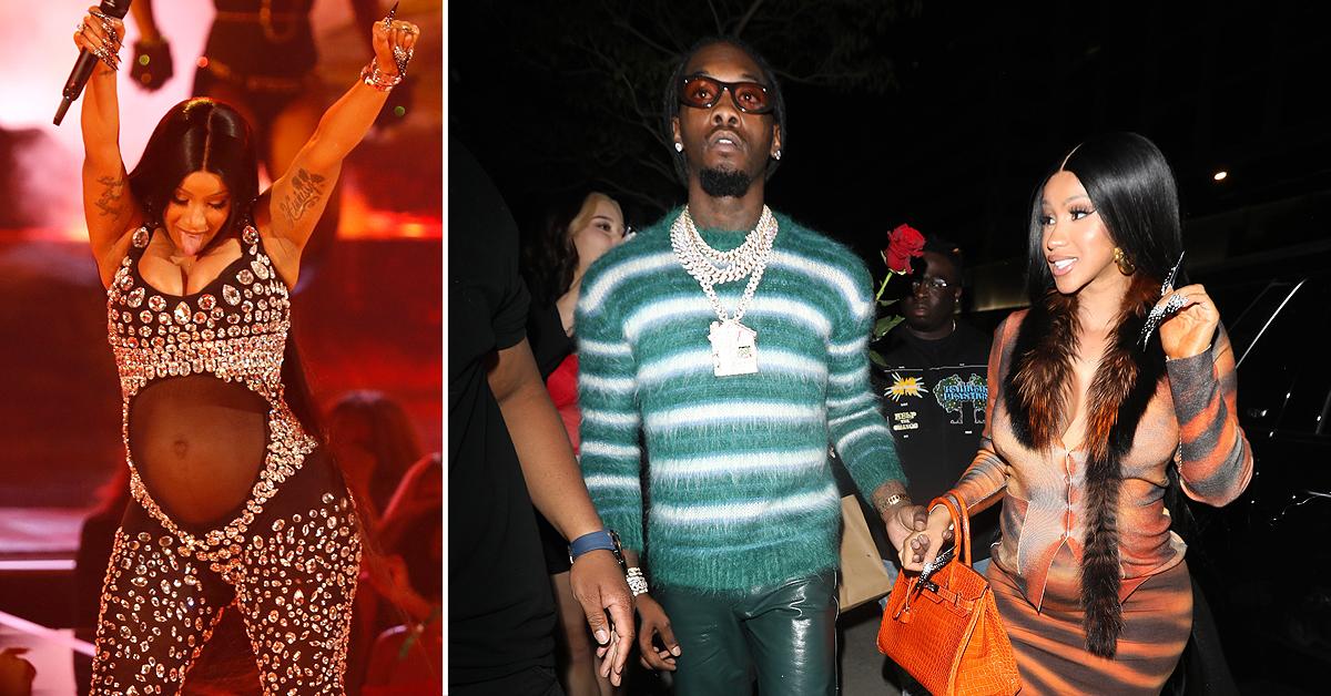 Cardi B Parties After Announcing Her Pregnancy During BET Performance