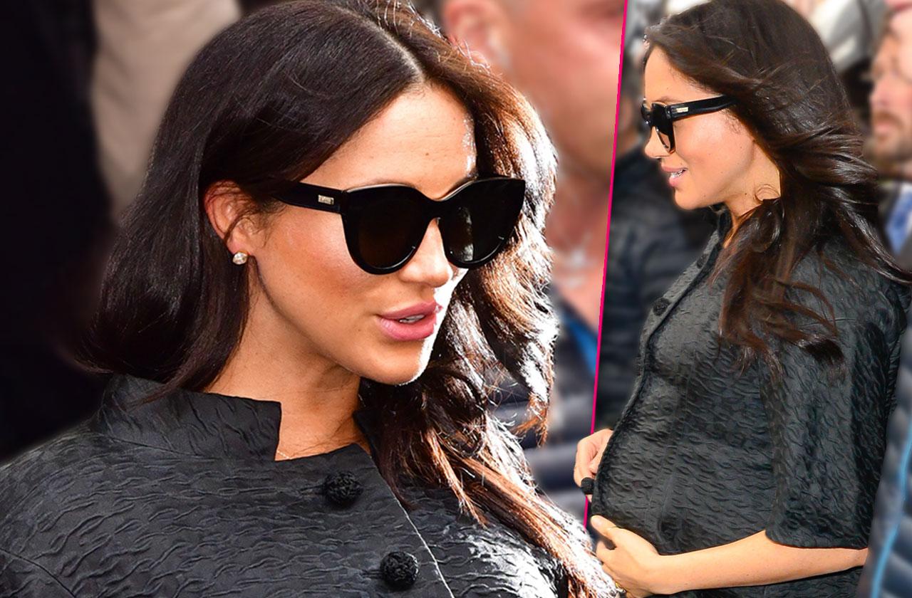 meghan markle baby shower outfit details celebrity guests