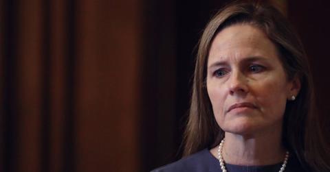 Pro-Choice Activists Protest Outside Amy Coney Barret's Home