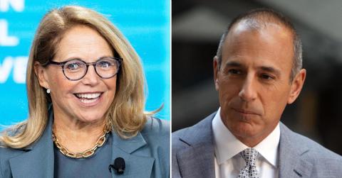 split image of Katie Couric and Matt Lauer