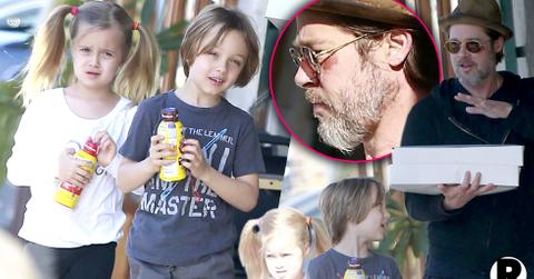 //brad pitt kids vivian knox donuts PP