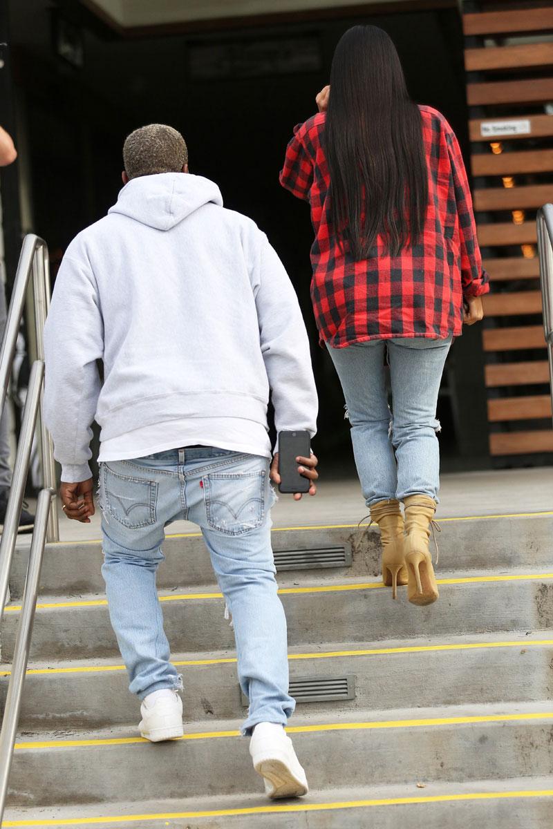 Kim Kardashian Kanye West Divorce Rumors Lunch