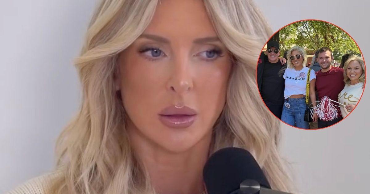 Composite photo of Lindsie Chrisley and her family