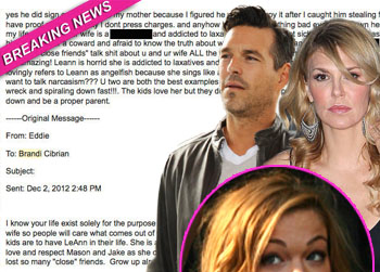 //brandi glanville response eddie email