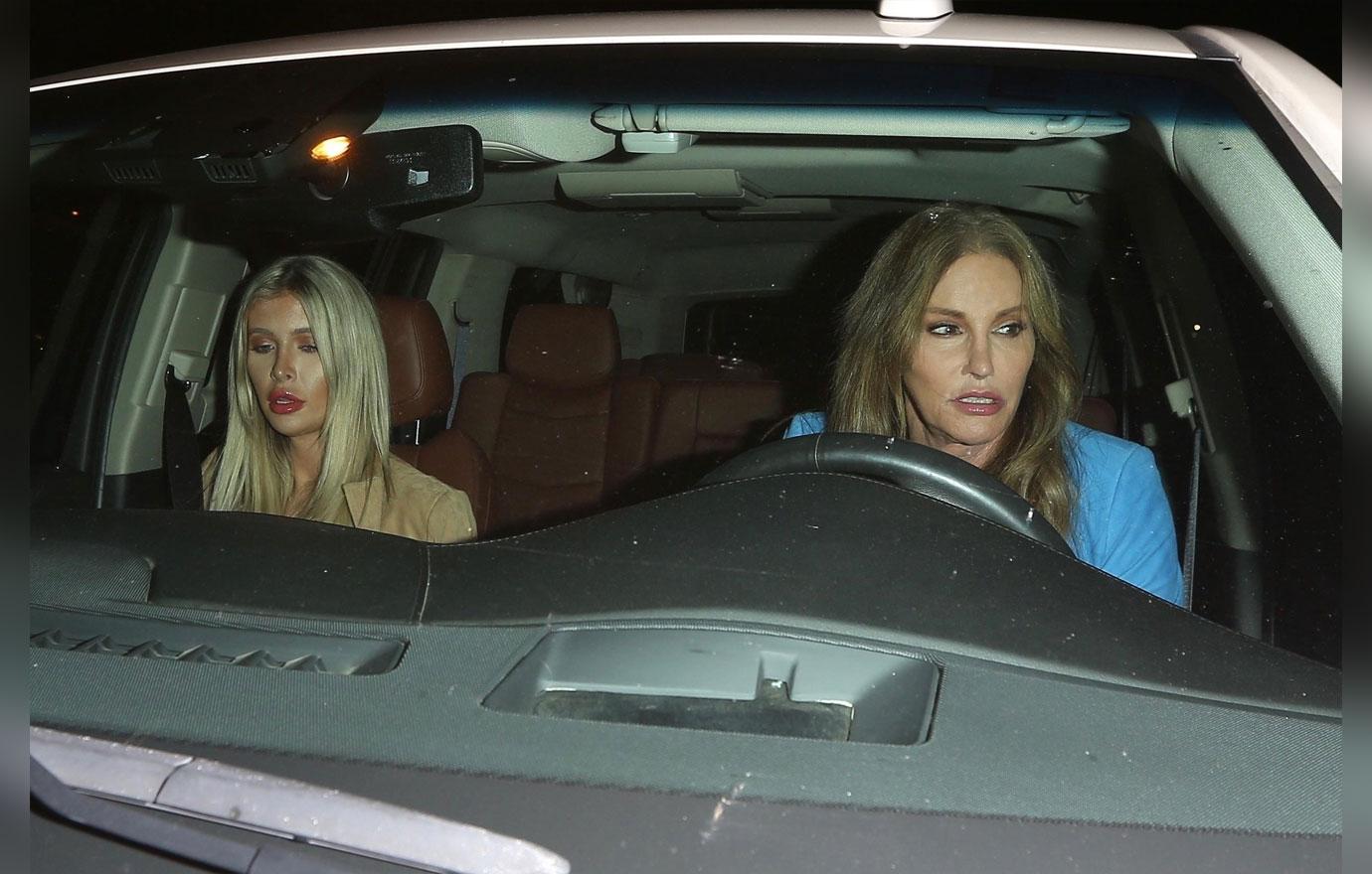 Caitlyn Jenner Sophia Hutchins Share Pre Easter Dinner