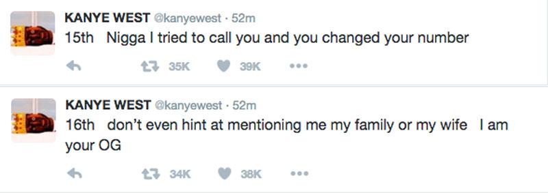 Kanye West Twitter Rant Wiz Khalifa