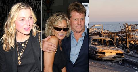 Photo of Tatum O'Neal, Farrah Fawcett and Ryan O'Neal.