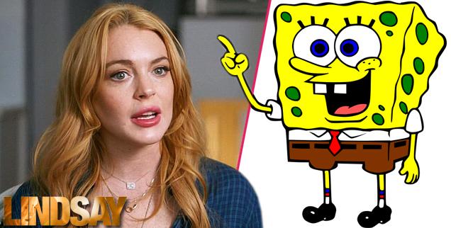 //lindsay lohan sponge bob