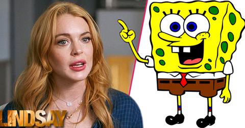 //lindsay lohan sponge bob