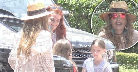 Lisa Marie Presley Divorce Kids First Sighting