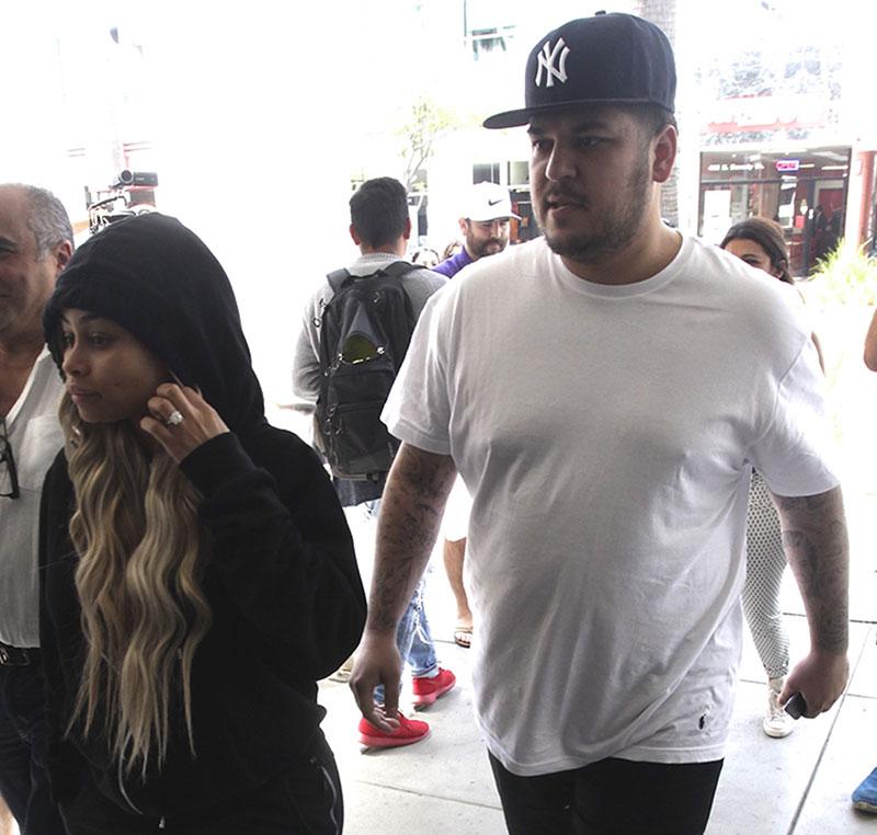 blac chyna rob kardashian breakup fighting broken home