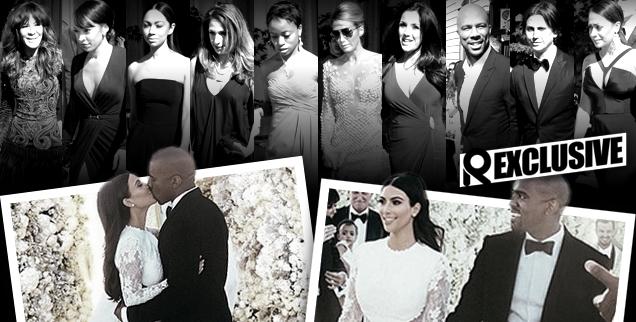 //kim kardashian kanye west wedding guests complain nuptuals paris wide