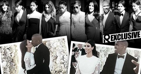 //kim kardashian kanye west wedding guests complain nuptuals paris wide
