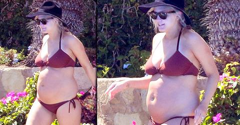 //ashlee simpson pregnant bikini