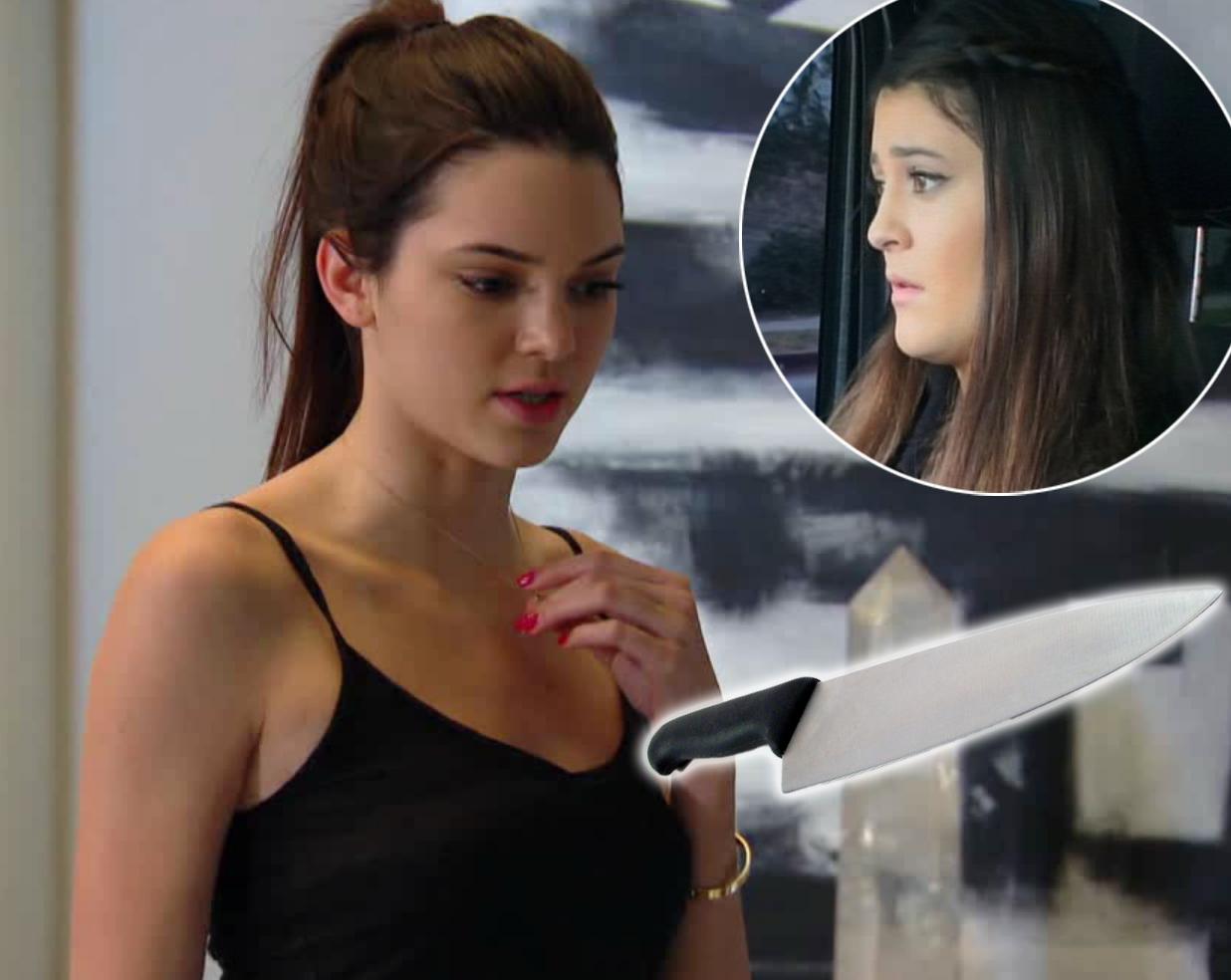 Kylie v Kendall- ‘I’m Gonna Stab You…In The Throat!’ Kardashian Sisters