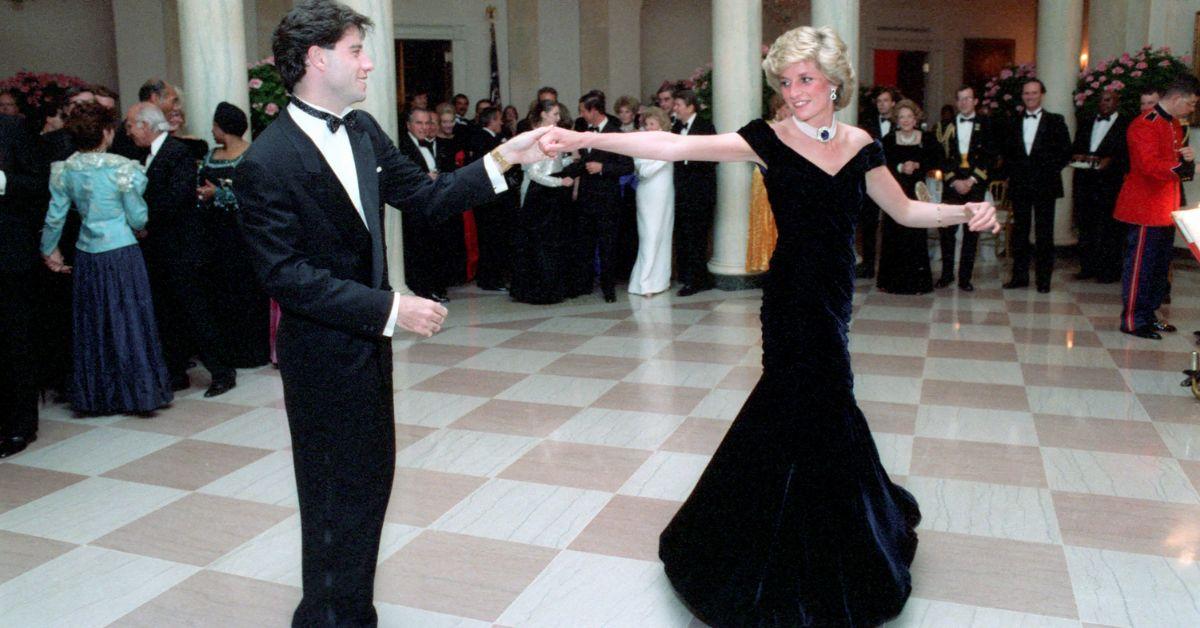 Photo of John Travolta with Princess Diana