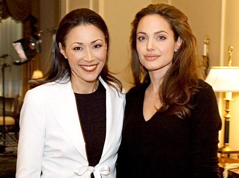 Angelina Jolie Backs Ann Curry